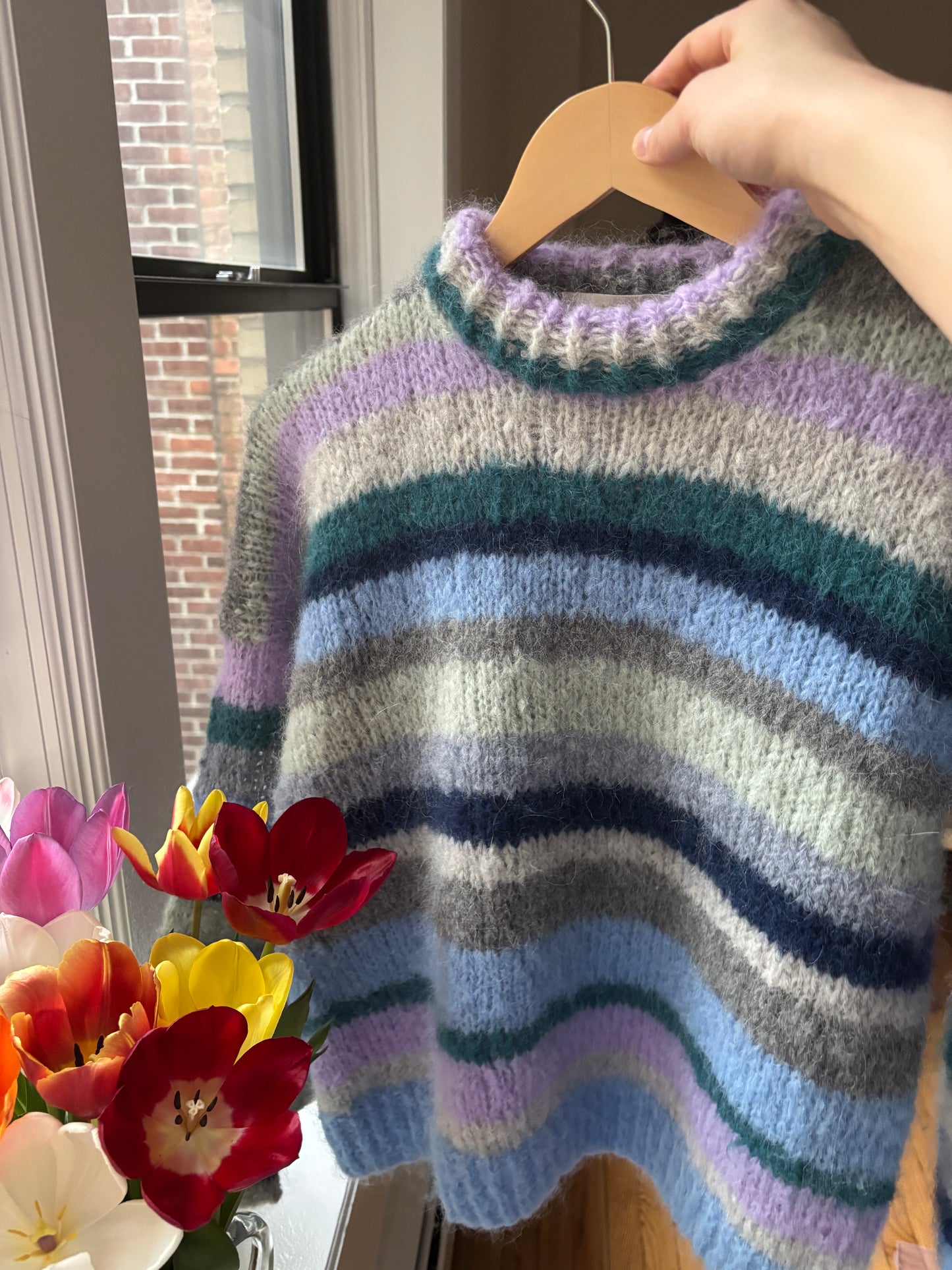 JANE - Colorful Fluffy Sweater