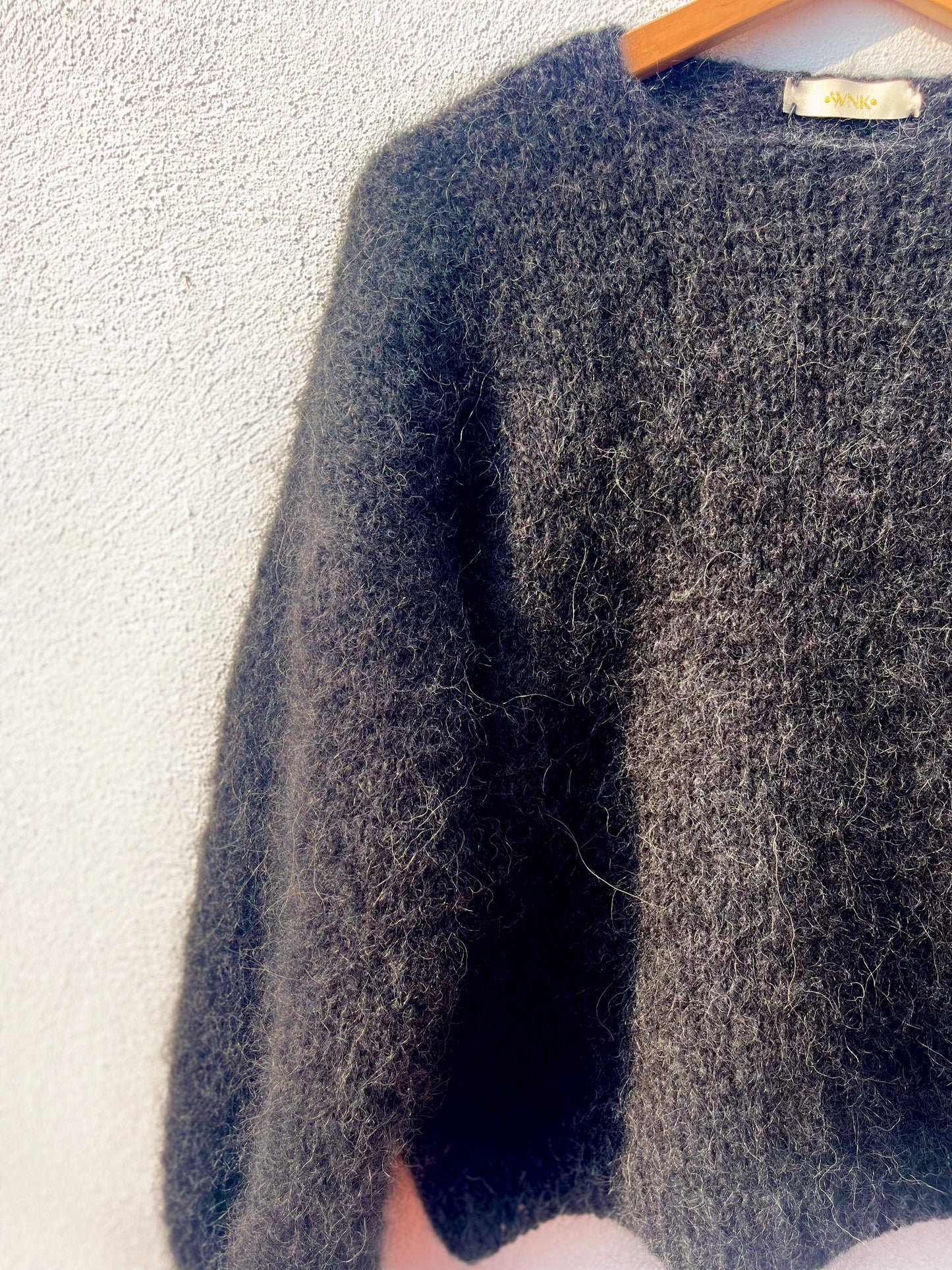 CLARA - Collarless Fluffy Sweater